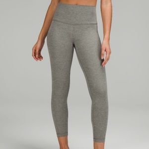 LULU ALIGN 25” heather grey sage